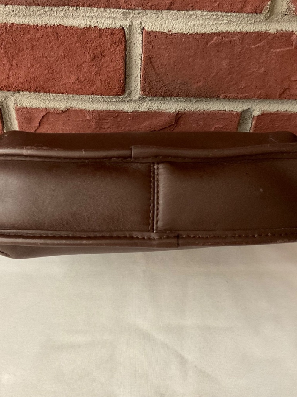 Coach Vintage JOG-9027 Mini Ergo Hobo Satchel Brown Leather Bag Made in USA - Picture 3 of 16